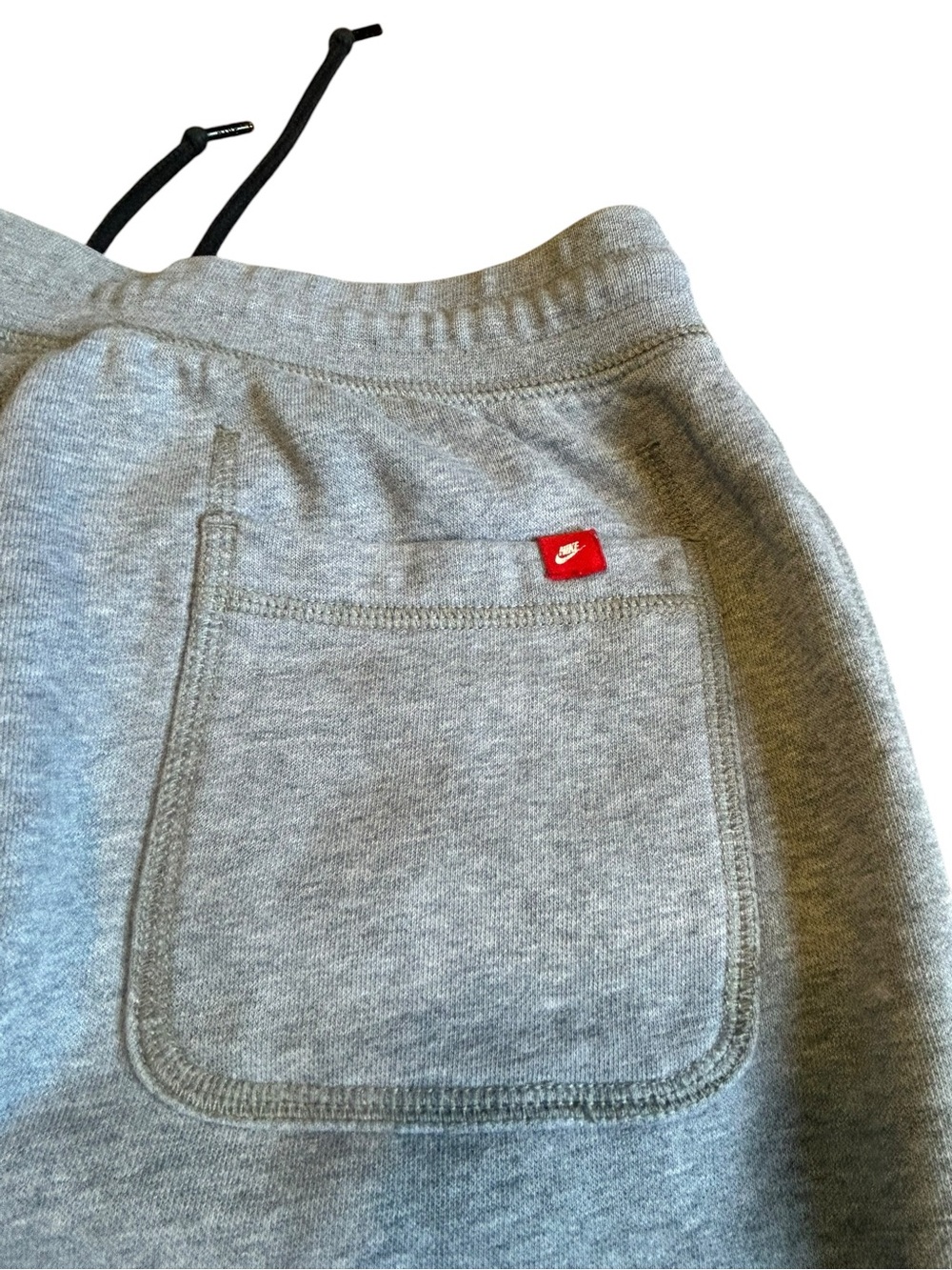 Y2K Nike Gray Wide Leg Fleece Sweatpants Womens Medium - Picture 11 of 13